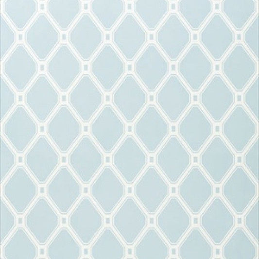 Ingrid Wallpaper - Blue - Thibaut - T4978 - Premier Wallcovering