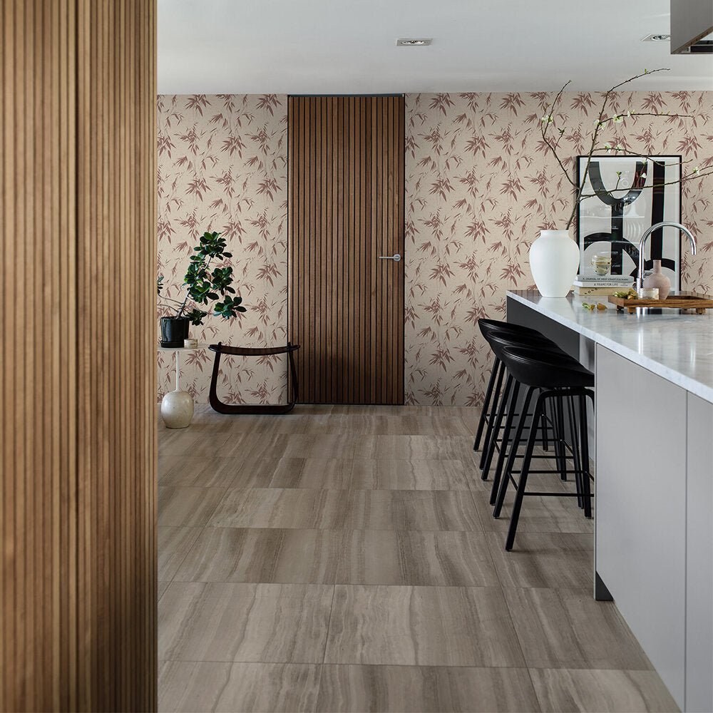 Ink Bamboo Wallpaper - Rust - Boråstapeter - 3112 - Premier Wallcovering