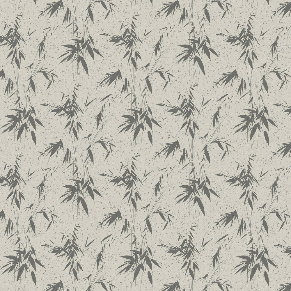 Ink Bamboo Wallpaper - Charcoal - Boråstapeter - 3113 - Premier Wallcovering
