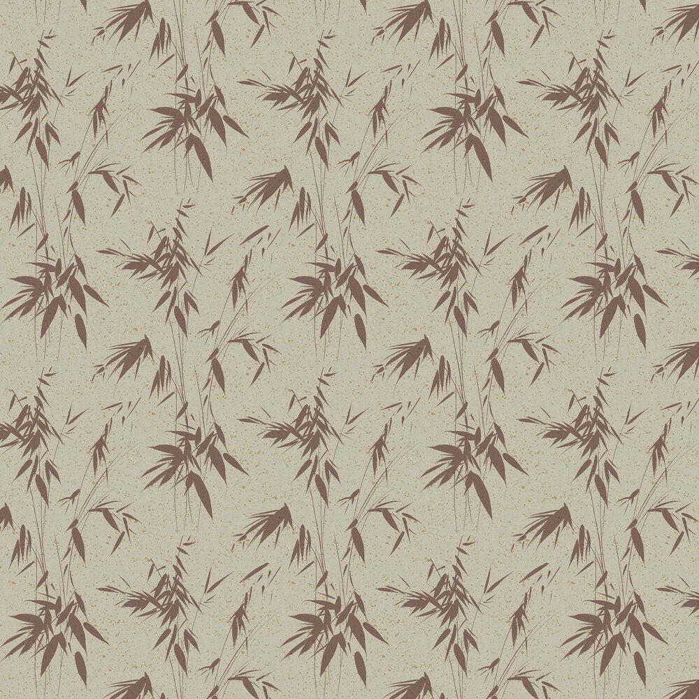 Ink Bamboo Wallpaper - Rust - Boråstapeter - 3112 - Premier Wallcovering