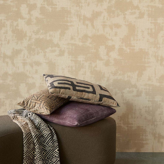 Inky Canvas Wallpaper - Beige / Sand - Eijffinger - 313520 - Premier Wallcovering