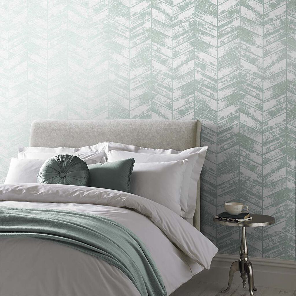 Insignia Wallpaper - Mint - Graham & Brown - 105124 - Premier Wallcovering