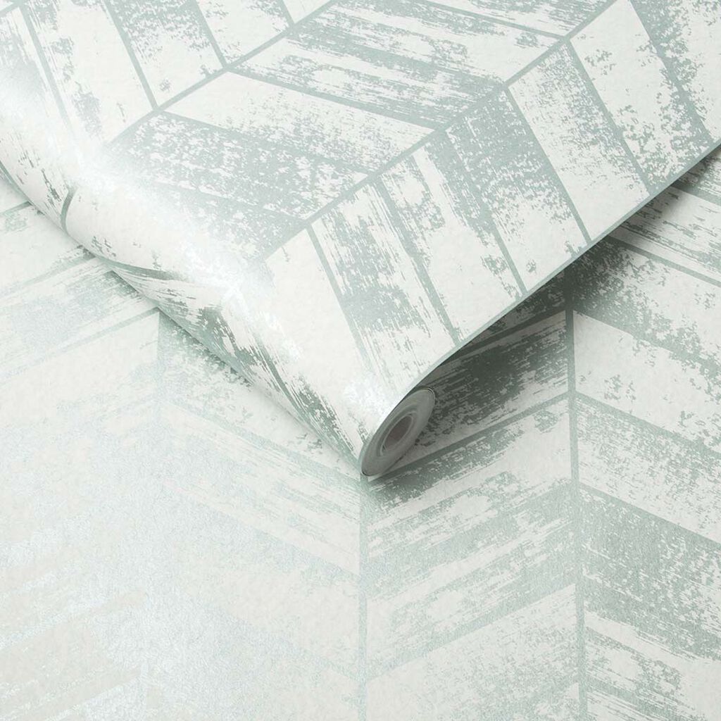 Insignia Wallpaper - Mint - Graham & Brown - 105124 - Premier Wallcovering
