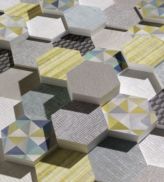 Intarsia Wallpaper - Silver - Osborne & Little - W6761-01 - Premier Wallcovering