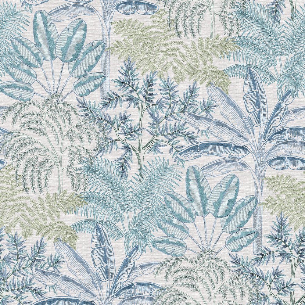 Intrigue Wallpaper - Aqua - Superfresco Easy - 127616 - Premier Wallcovering