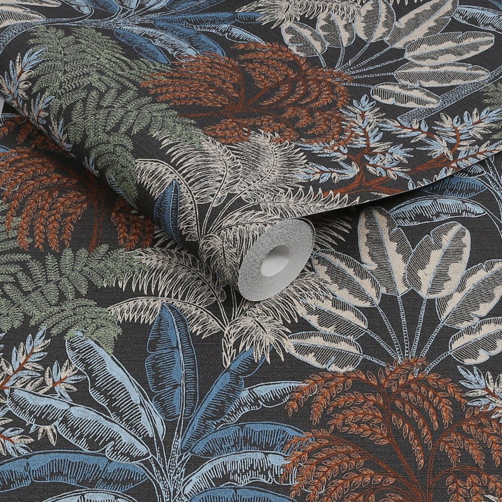 Intrigue Wallpaper - Twilight - Superfresco Easy - 127619 - Premier Wallcovering