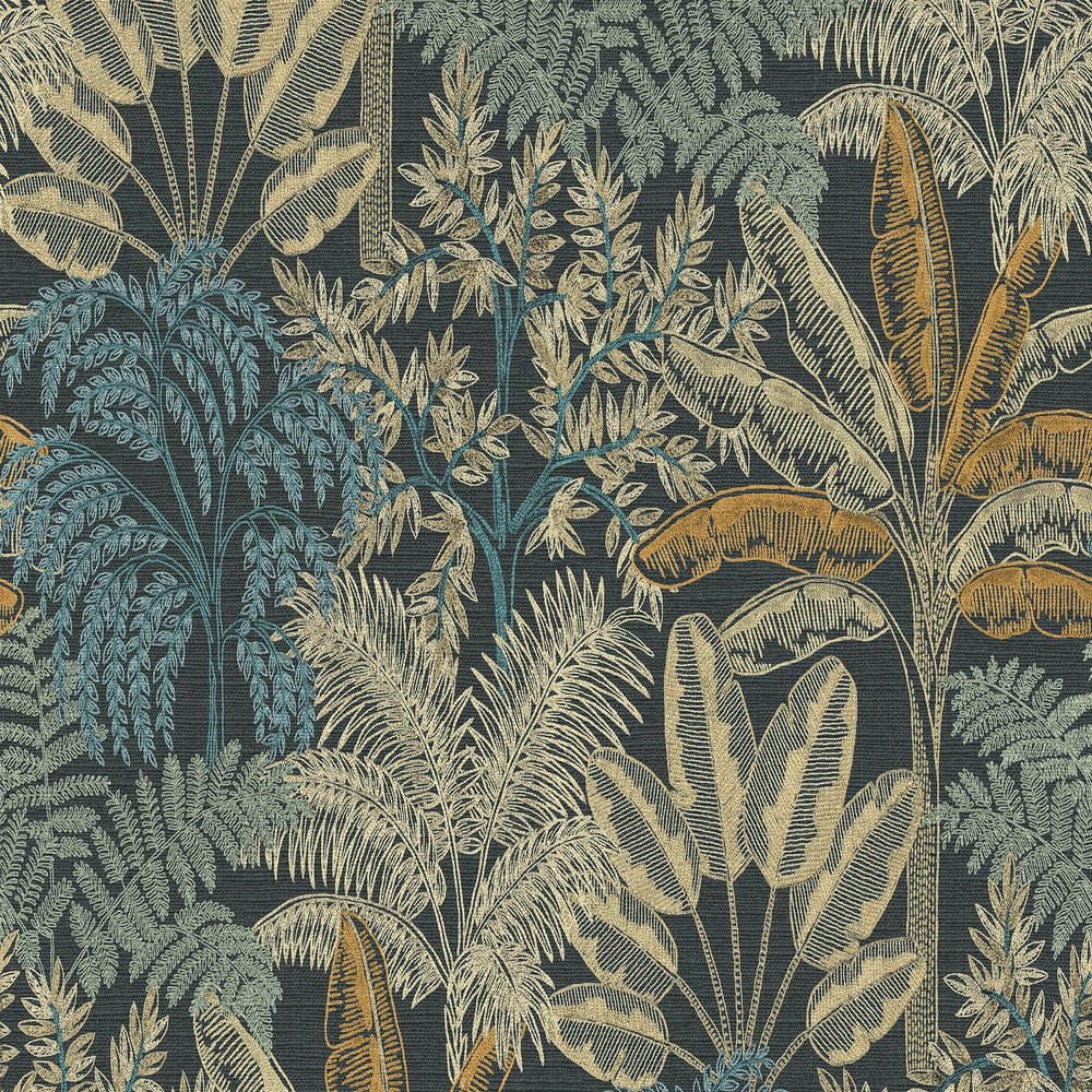 Intrigue Wallpaper - Midnight - Superfresco Easy - 127622 - Premier Wallcovering