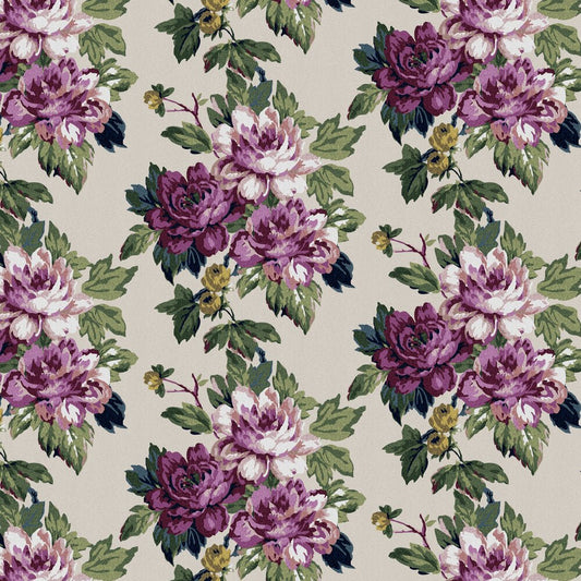 Invite Floral Wallpaper - Cream - Joules - 120870 - Premier Wallcovering