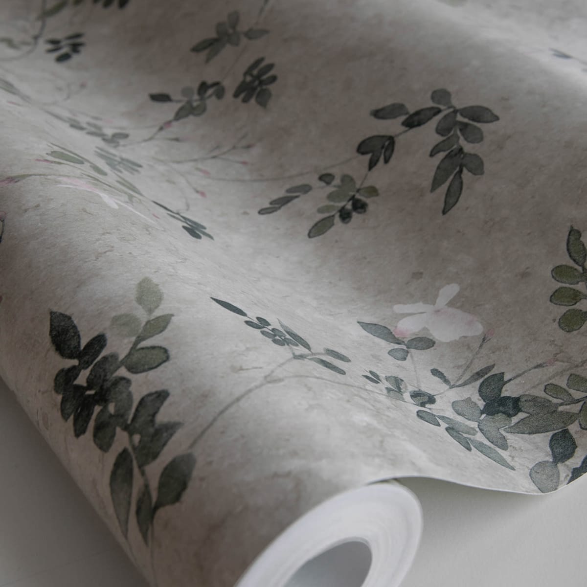 Irene Wallpaper - Olive Green - Sandberg - S10112 - Premier Wallcovering