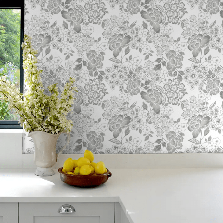 Irina Wallpaper - Grey - A Street Prints - FD26303 - Premier Wallcovering