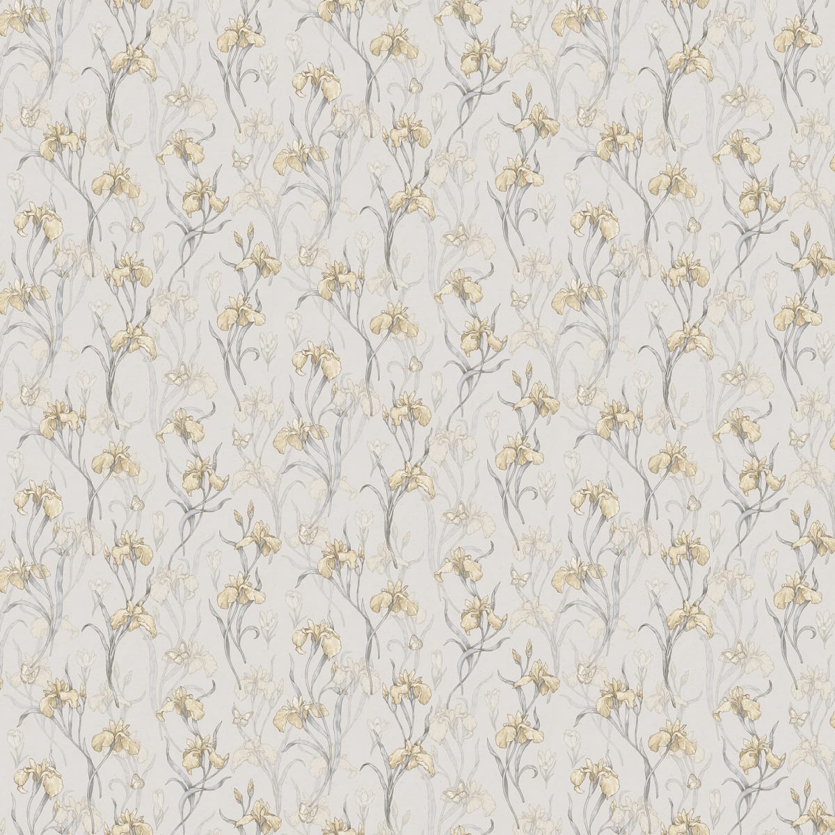 Iris Wallpaper - Amber - Sandberg - S10136 - Premier Wallcovering