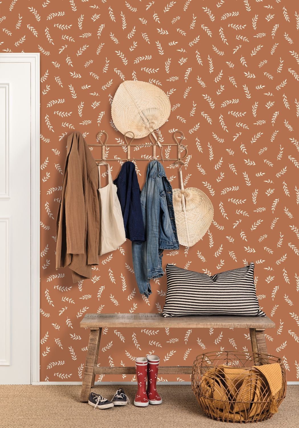 Iris Wallpaper - Caramel - Caselio - 103092020 - Premier Wallcovering