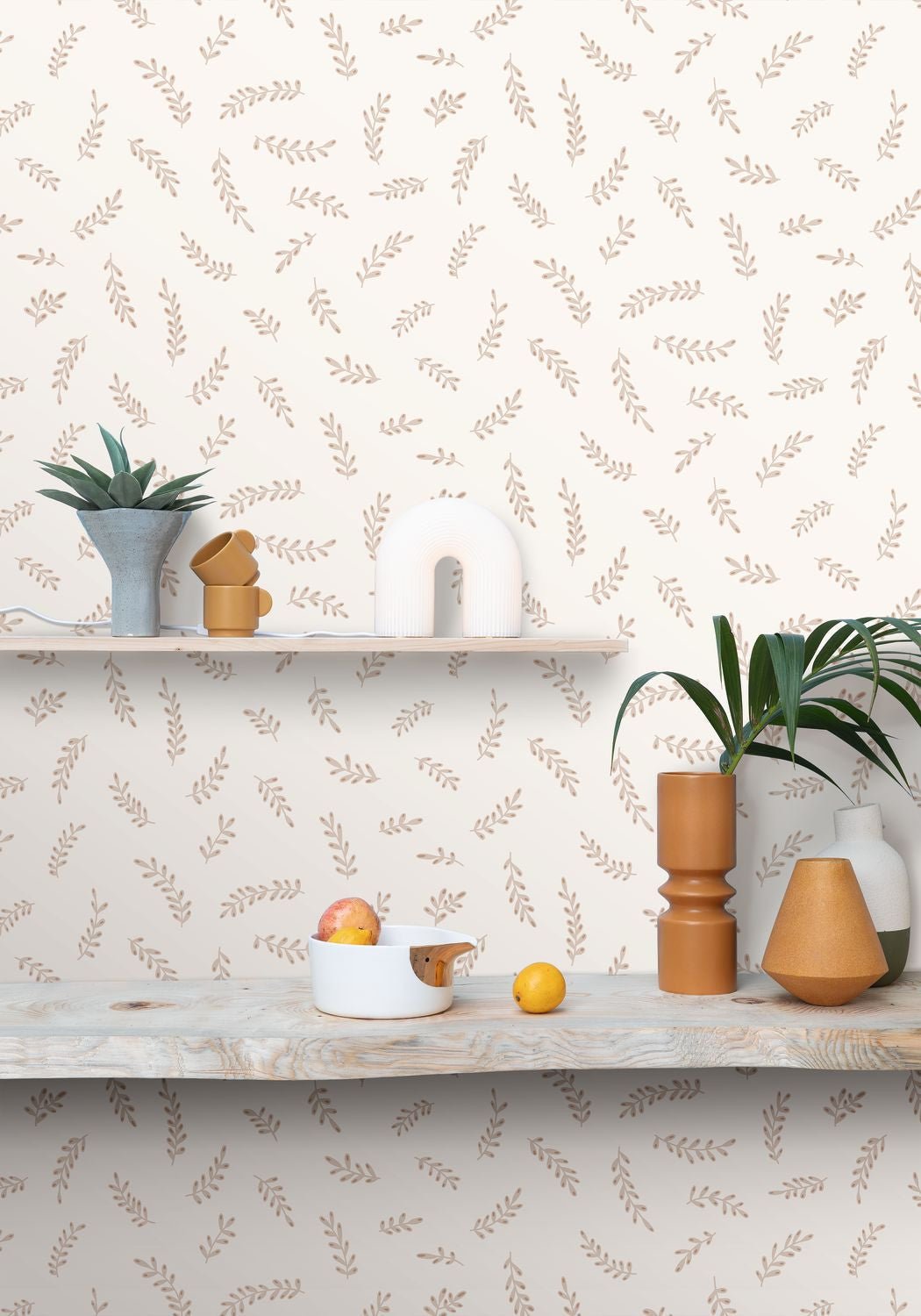 Iris Wallpaper - Beige - Caselio - 103091011 - Premier Wallcovering