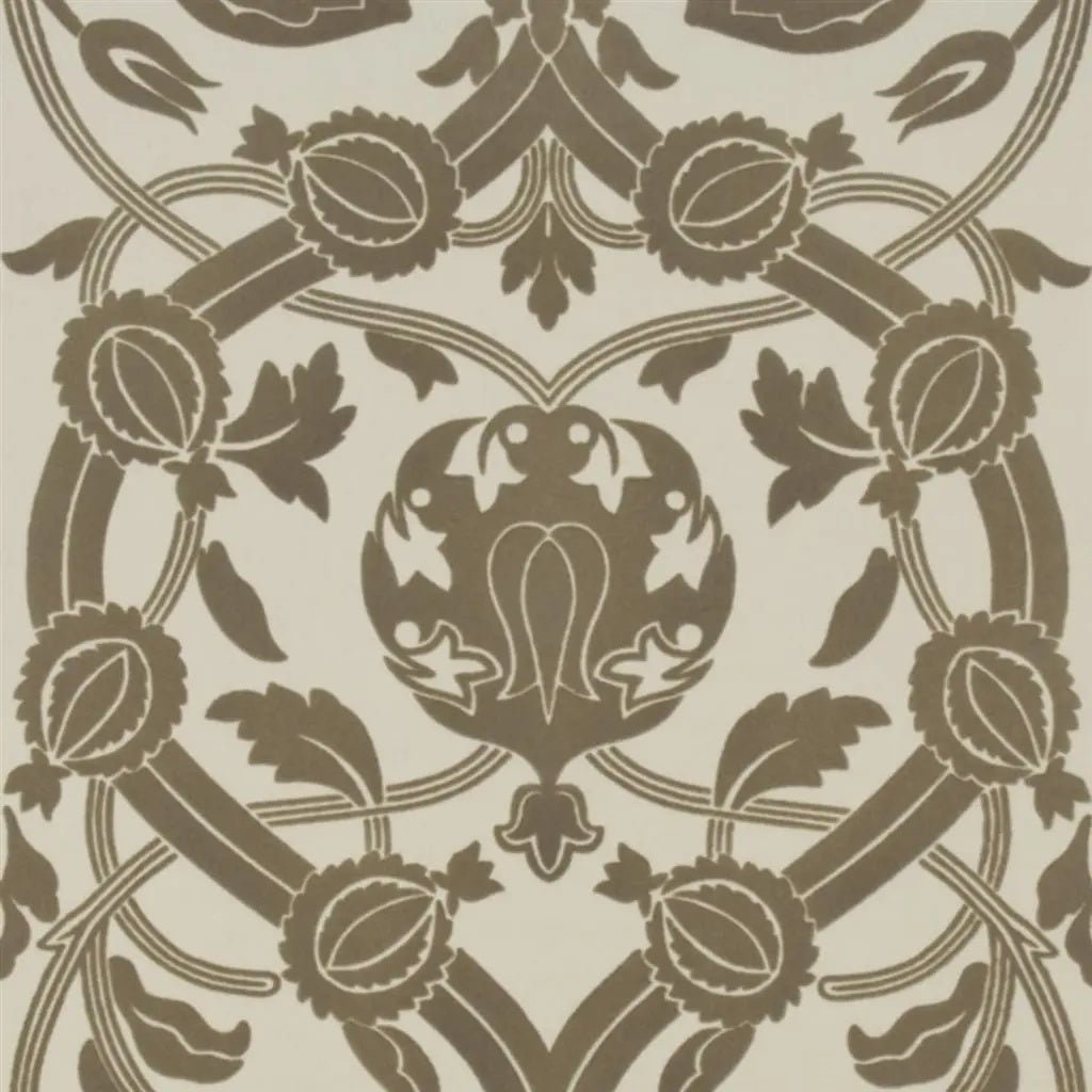 Isabella Wallpaper - Linen - Designers Guild - Royal Collection - PQ007/04 - Premier Wallcovering