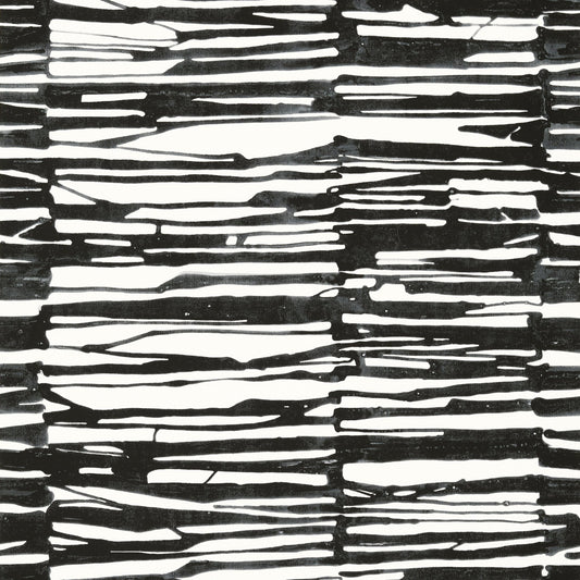 Ischia Wallpaper - Black - Thibaut - T10115 - Premier Wallcovering