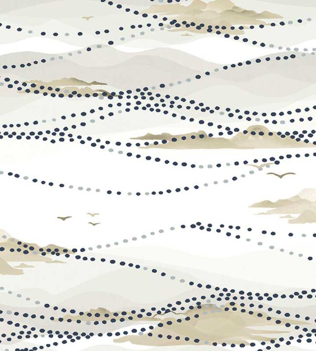 Island Atmosphere Wallpaper - Slate - Christopher Farr Cloth - CFW225 - 03 - Premier Wallcovering