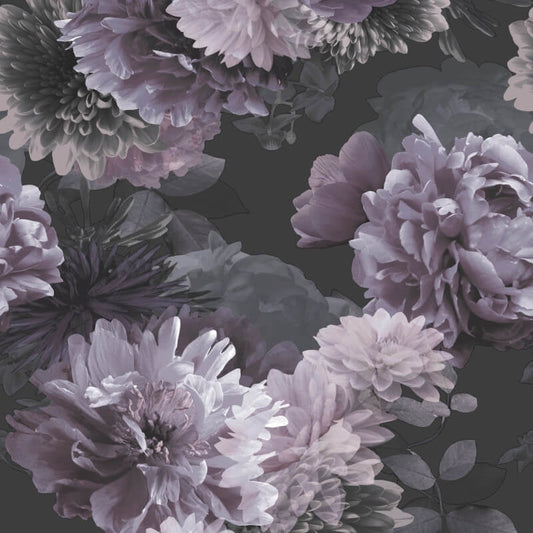 Issey Floral Wallpaper - Mauve - Lipsy London - 144060 - Premier Wallcovering