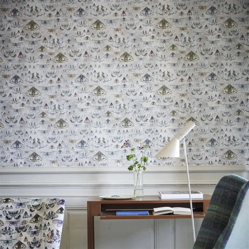 Issoria Wallpaper - Zinc - Designers Guild - PDG713/02 - Premier Wallcovering