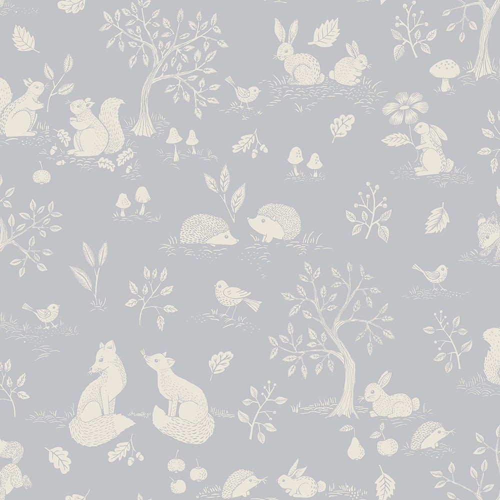 Ivar Wallpaper - Light Blue - Midbec - 44128 - Premier Wallcovering