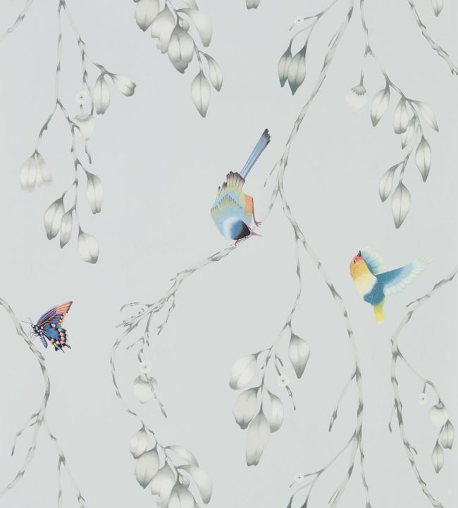 Iyanu Wallpaper - Mist/Linden - HZAP111767 - Harlequin - Premier Wallcovering