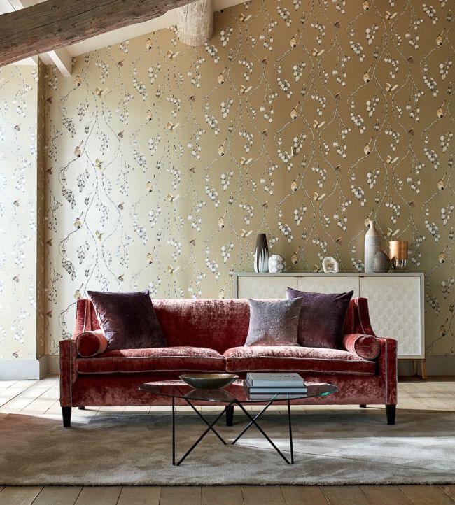 Iyanu Wallpaper - Mist/Linden - HZAP111767 - Harlequin - Premier Wallcovering