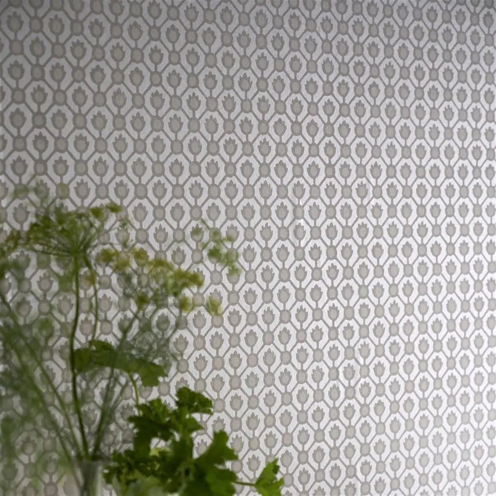 Jaal Wallpaper - Pearl - Designers Guild - PDG1150/01 - Premier Wallcovering