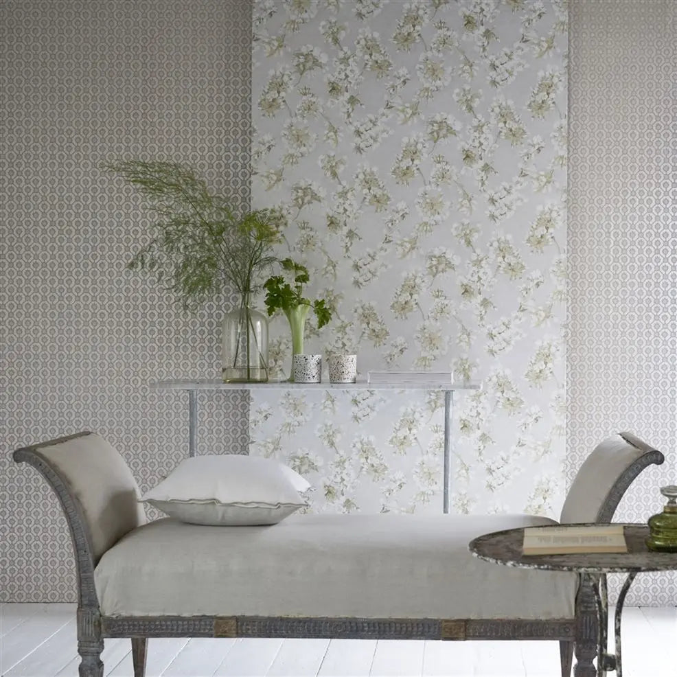 Jaal Wallpaper - Pearl - Designers Guild - PDG1150/01 - Premier Wallcovering