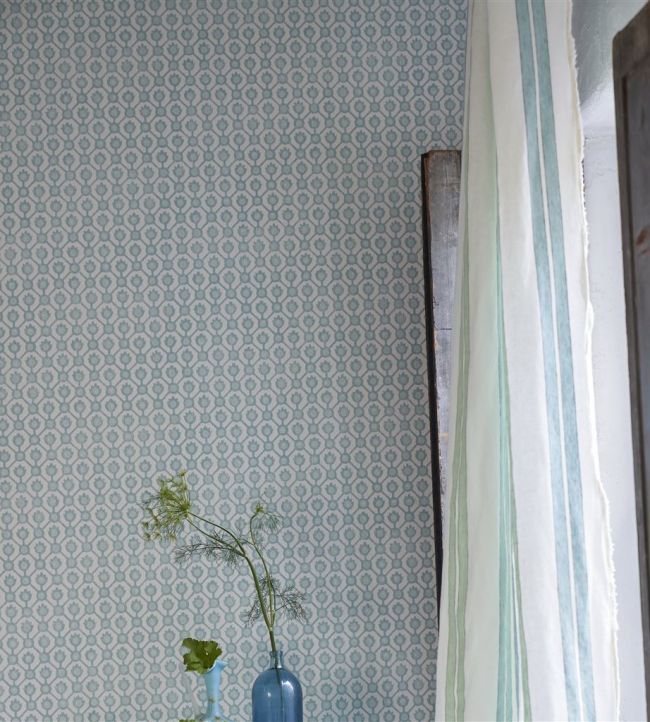 Jaal Wallpaper - Eau de Nil - PDG1150/07 - Designers Guild - Premier Wallcovering