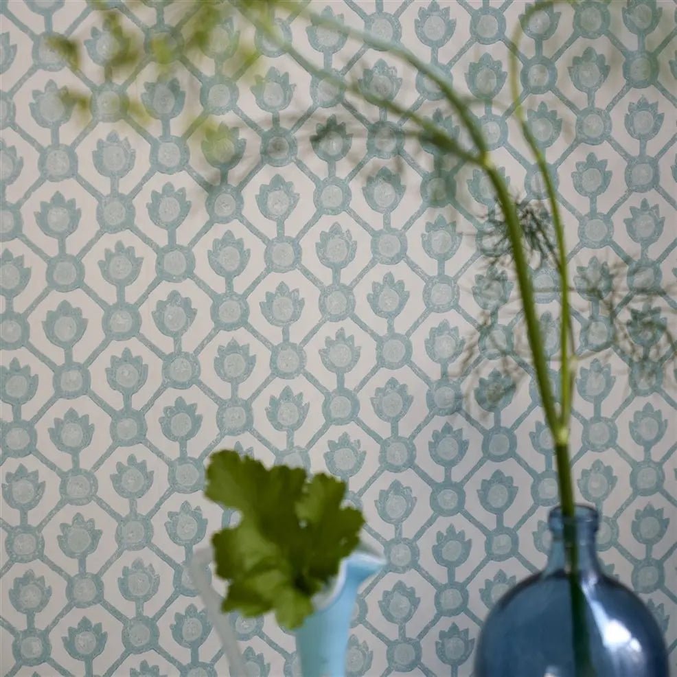 Jaal Wallpaper - Eau de Nil - Designers Guild - PDG1150/07 - Premier Wallcovering