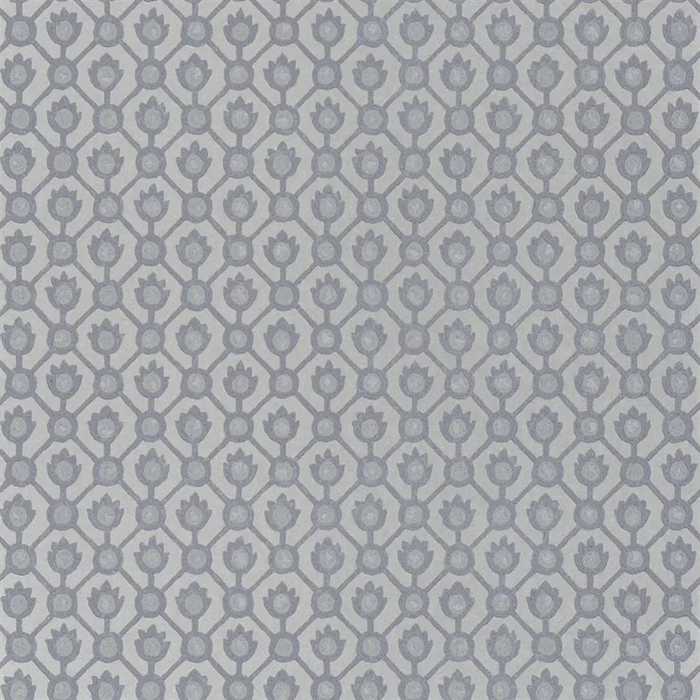 Jaal Wallpaper - Platinum - Designers Guild - PDG1150/04 - Premier Wallcovering