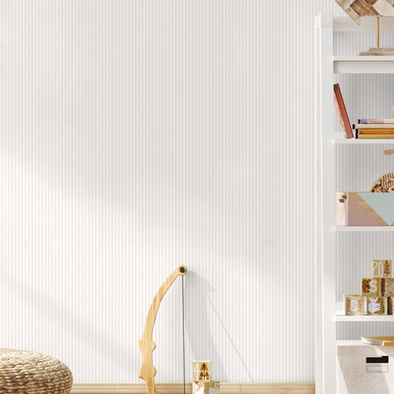 Jack N Rose Kinder Stripe Wallpaper - Beige - Grandeco - LL03100 - Premier Wallcovering
