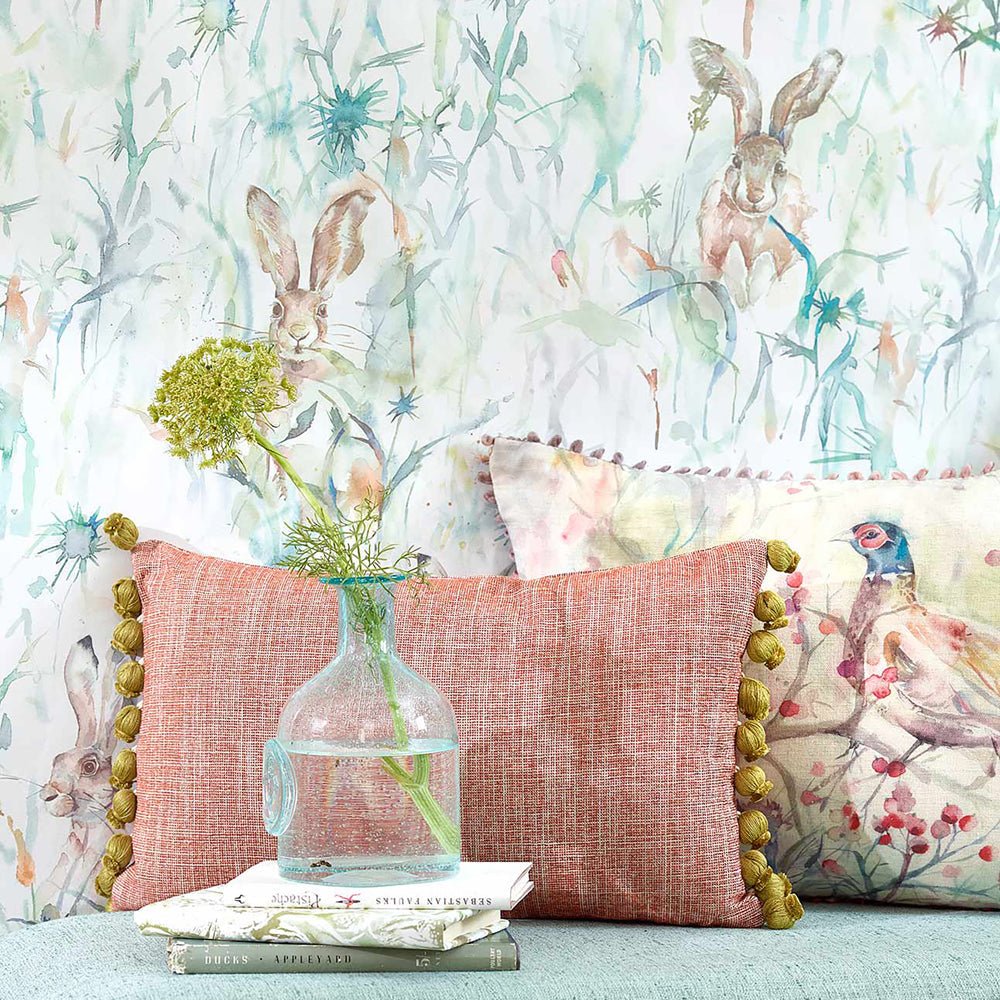 Jack Rabbit Wallpaper - Fern - Voyage Maison - JACKRAB/WPO/MUL - Premier Wallcovering