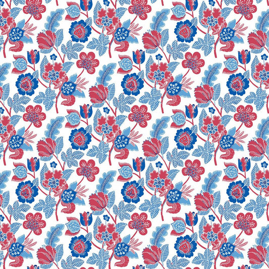 Jacobean Wallpaper - Red - A Street Prints - FD26338 - Premier Wallcovering