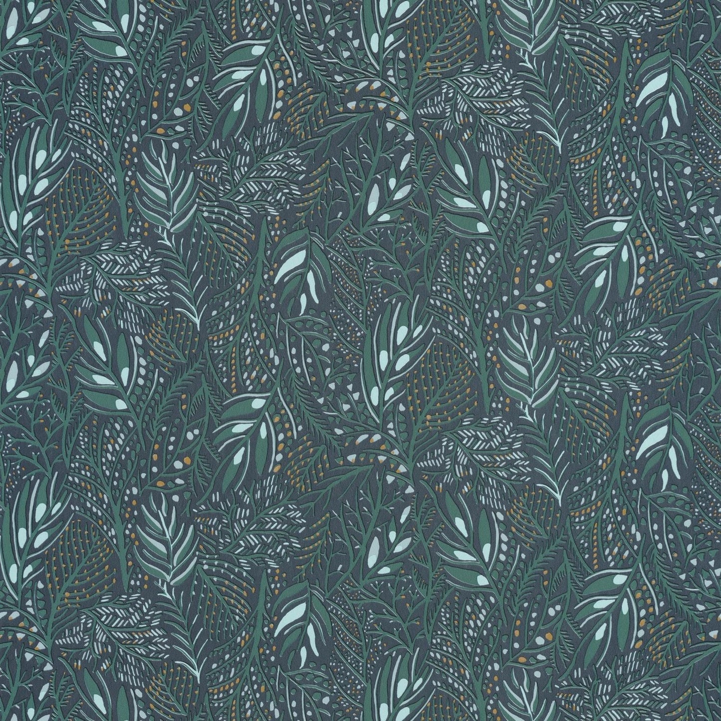 Jade Wallpaper - Bleu Nuit - Caselio - 103106166 - Premier Wallcovering