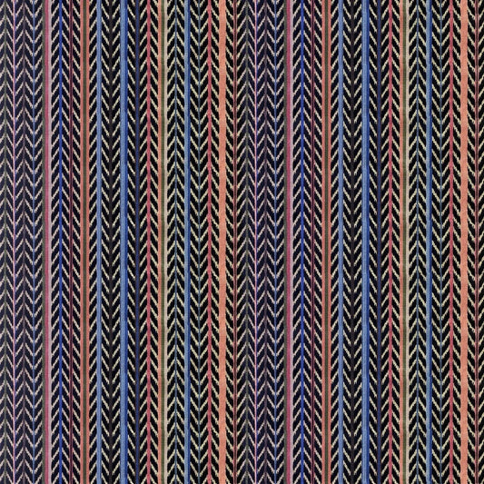 Jaipur Stripe Fabric - Azur - Christian Lacroix - FCL7078/01 - Premier Wallcovering