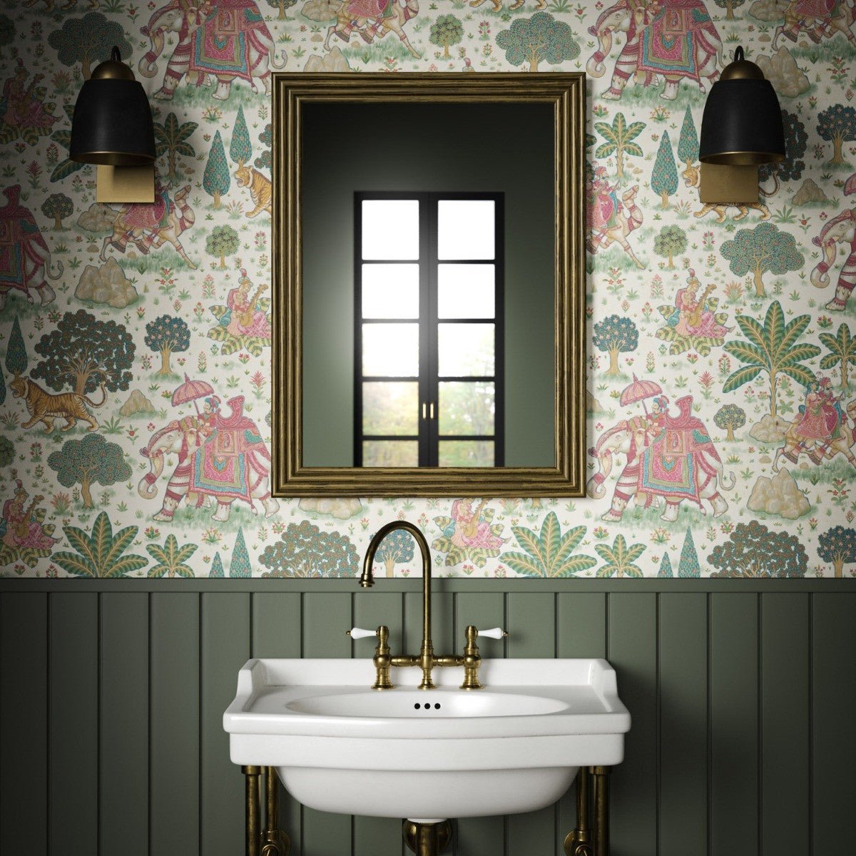 Jaipur Wallpaper - Ivory - Warner House - Premier Wallcovering
