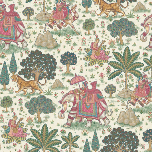 Jaipur Wallpaper - Ivory - Warner House - Premier Wallcovering
