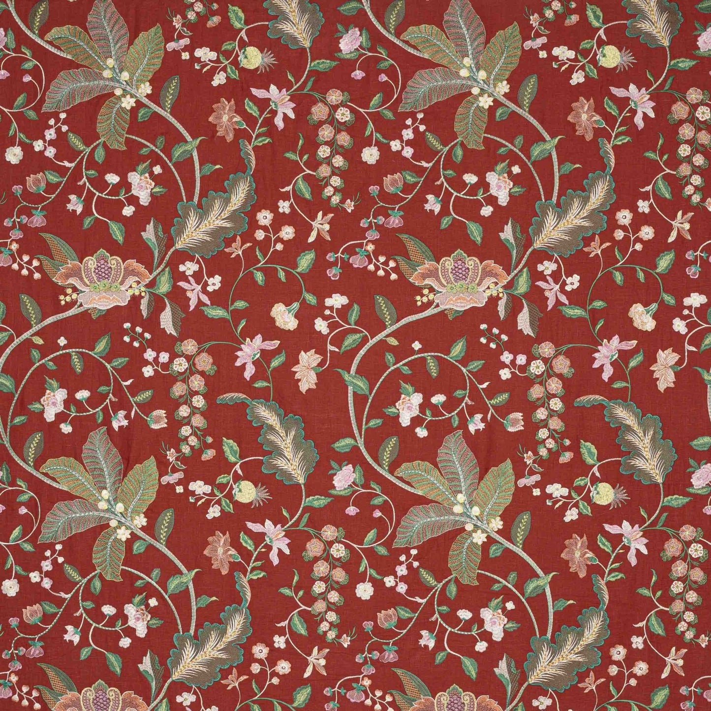 Jalore Fabric - Rouge de Chine - Manuel Canovas - M4179-02 - Premier Wallcovering