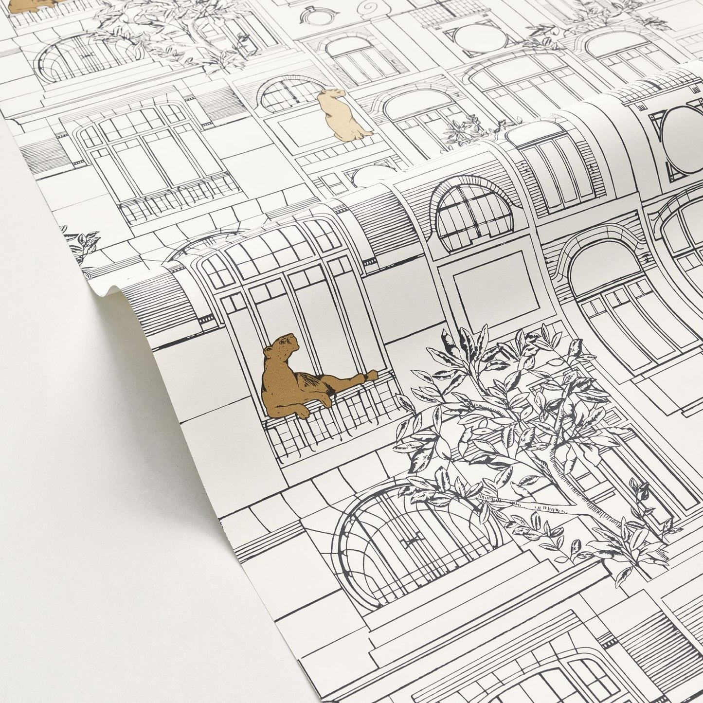 James Wallpaper - Noir Blanc - Caselio - 103780973 - Premier Wallcovering