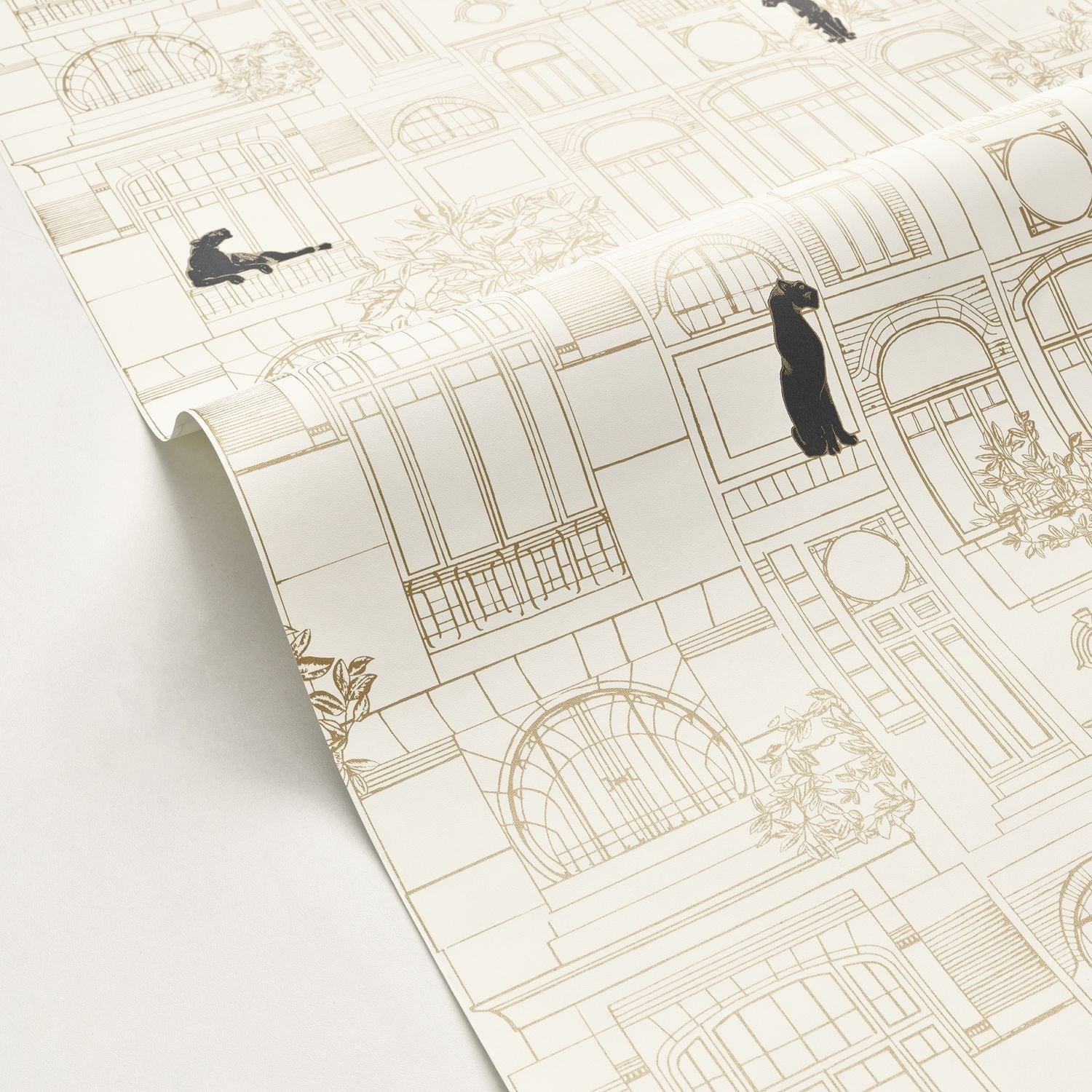 James Wallpaper - Blanc Noir - Caselio - 103780264 - Premier Wallcovering