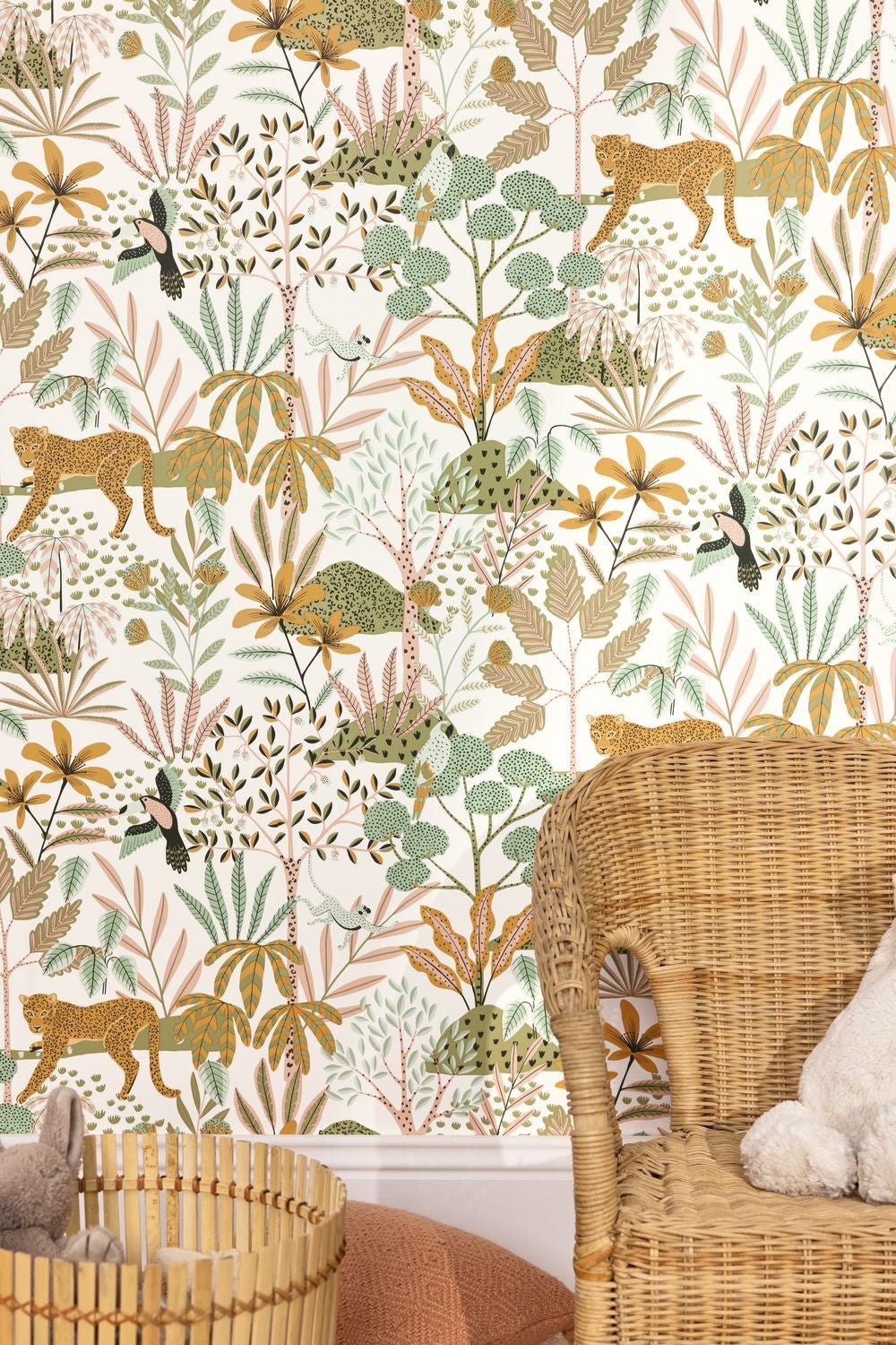 Jane Wallpaper - Blanc - Caselio - 104480767 - Premier Wallcovering