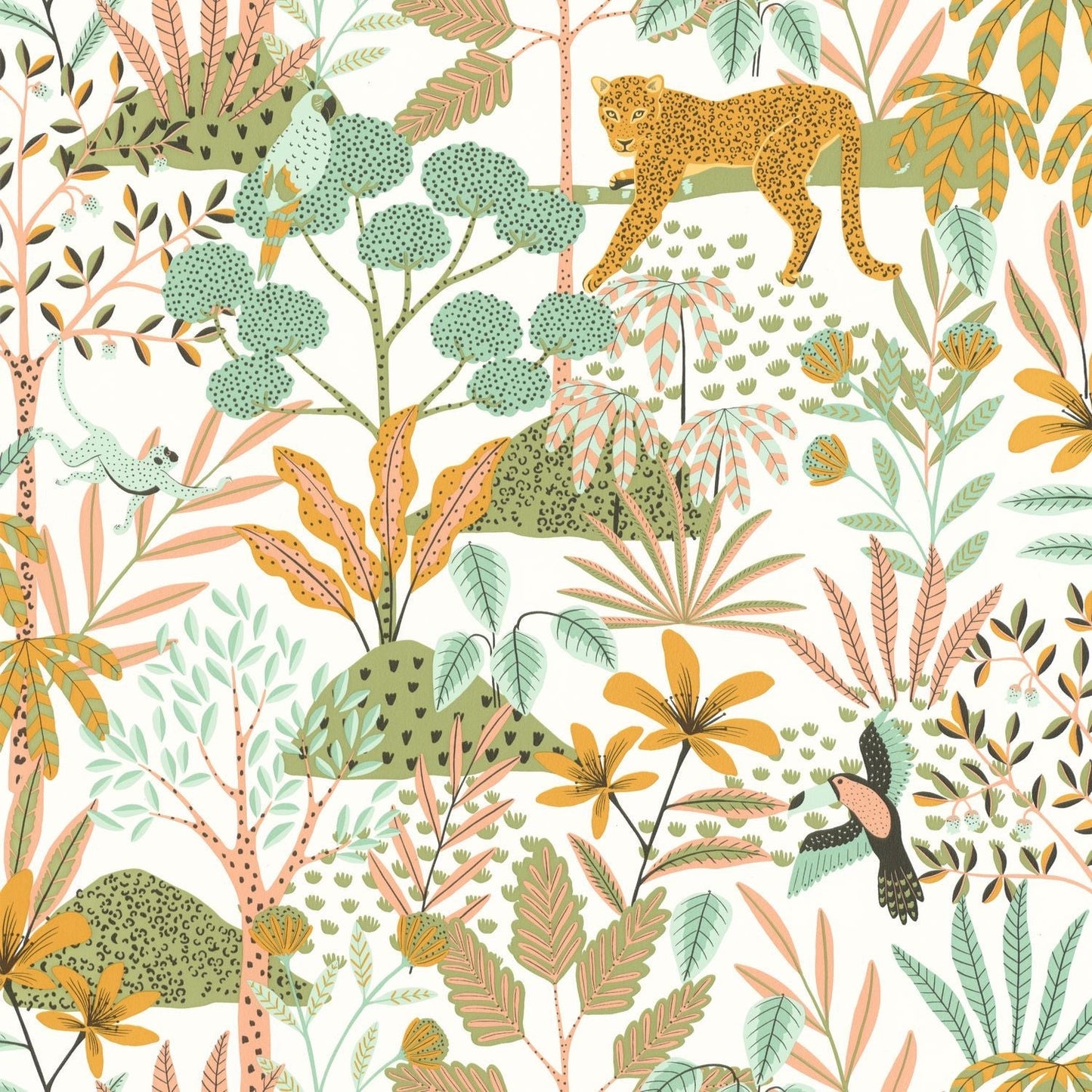 Jane Wallpaper - Blanc - Caselio - 104480767 - Premier Wallcovering