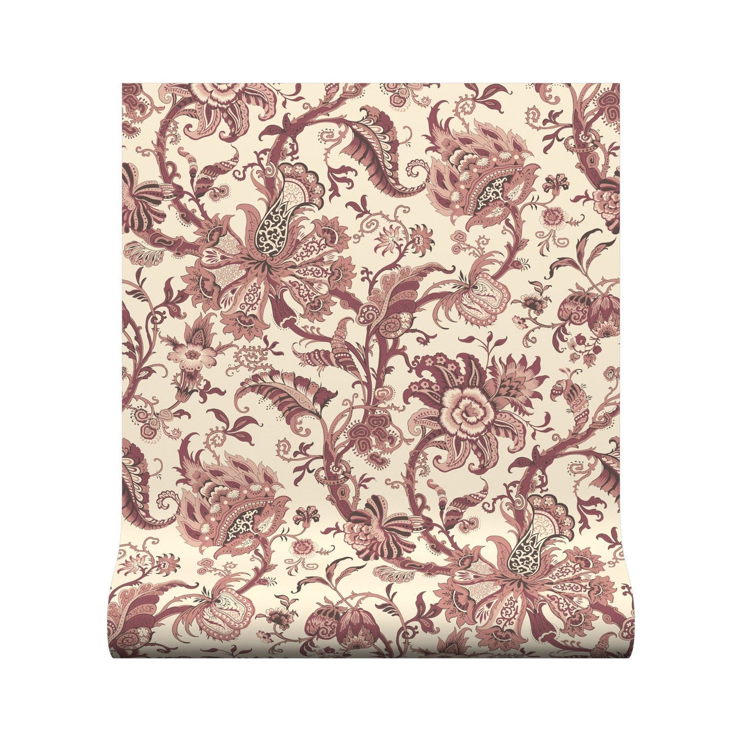 Janita Wallpaper - Rose - Warner House - Premier Wallcovering