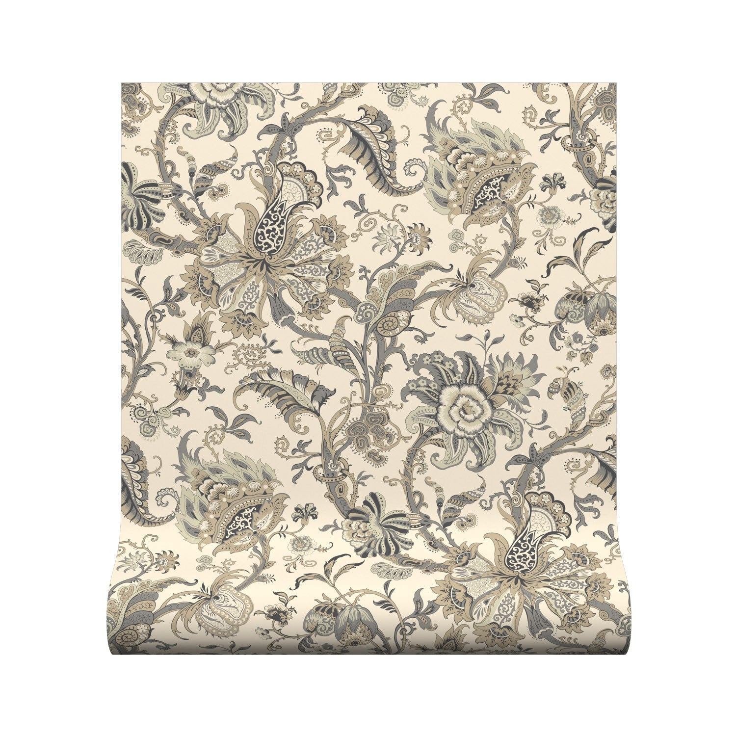 Janita Wallpaper - Natural - Warner House - Premier Wallcovering