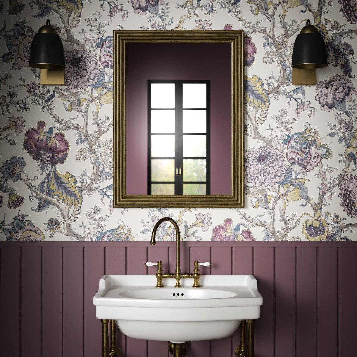 Jannah Wallpaper - Berry - Warner House - Premier Wallcovering