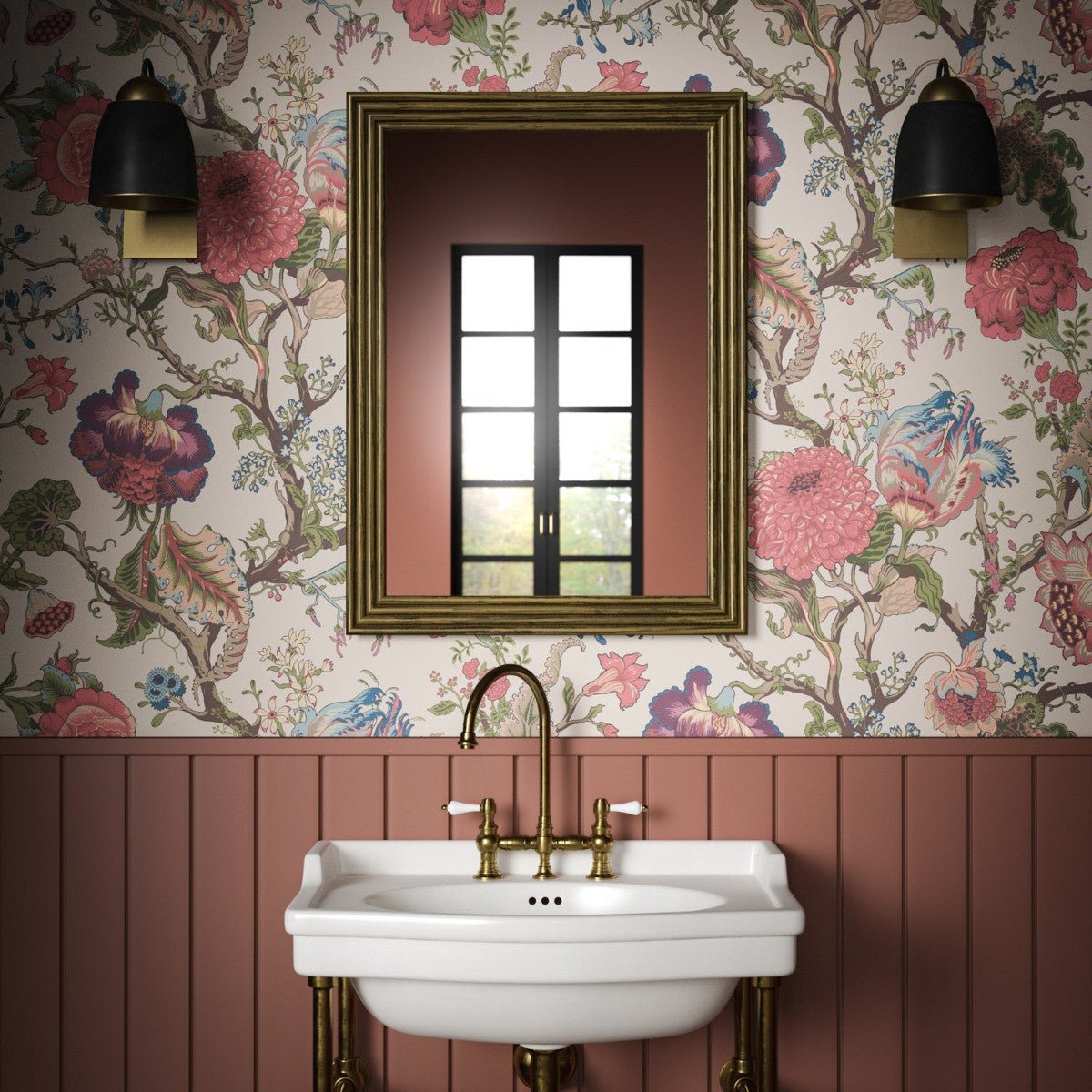 Jannah Wallpaper - Stone - Warner House - Premier Wallcovering