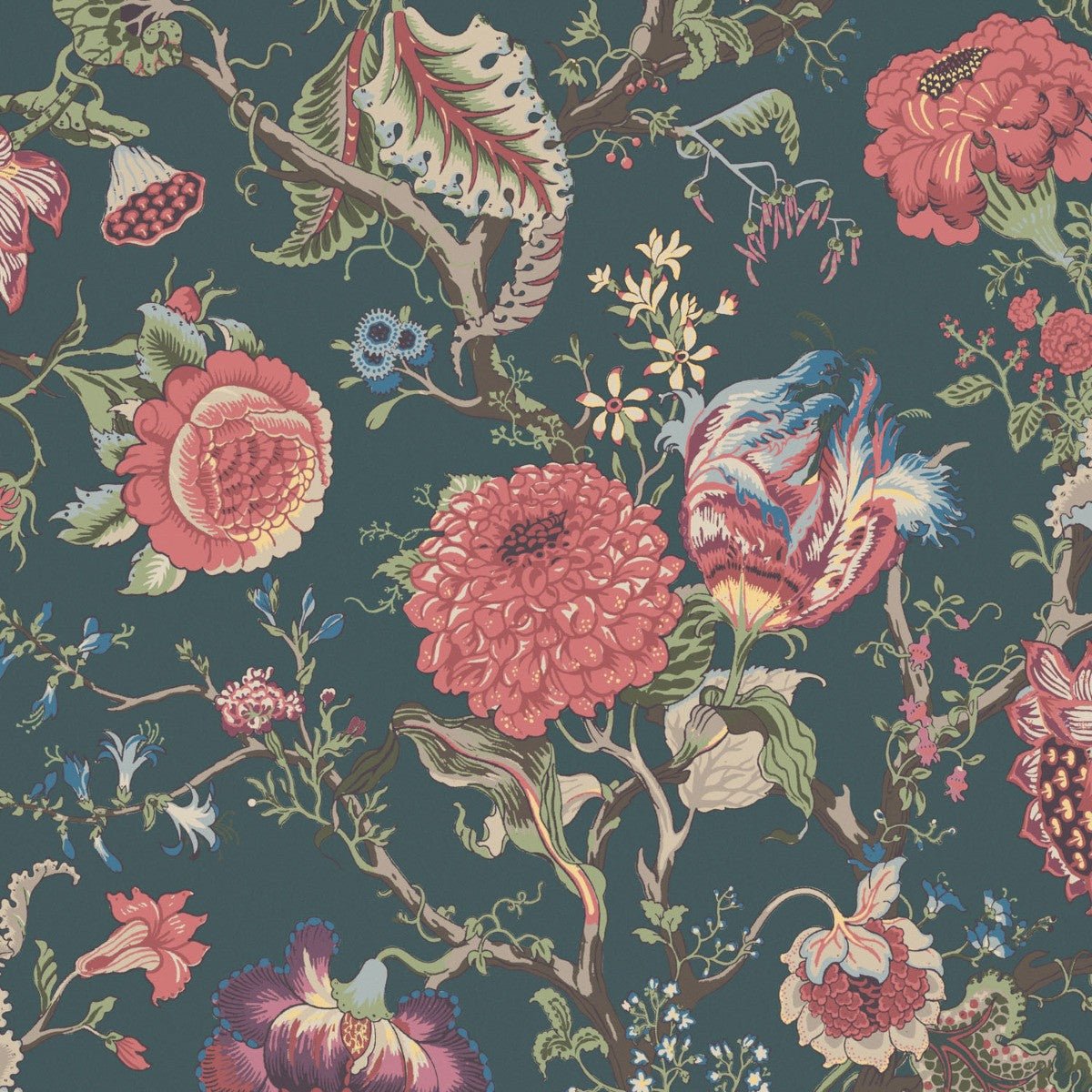 Jannah Wallpaper - Spruce - Warner House - Premier Wallcovering