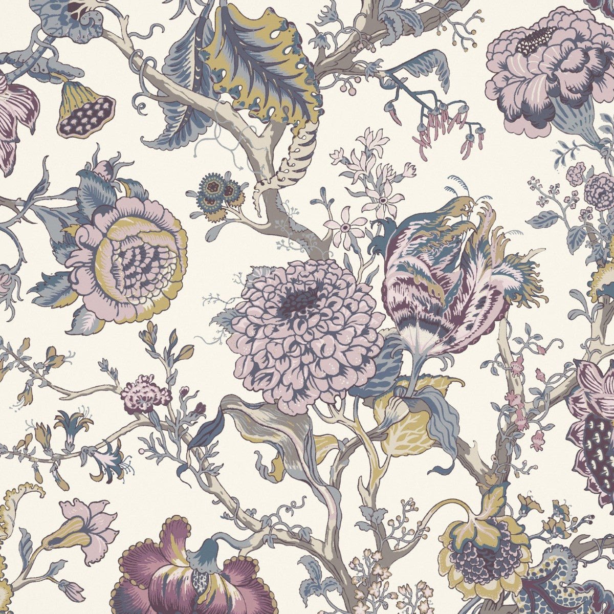 Jannah Wallpaper - Berry - Warner House - Premier Wallcovering