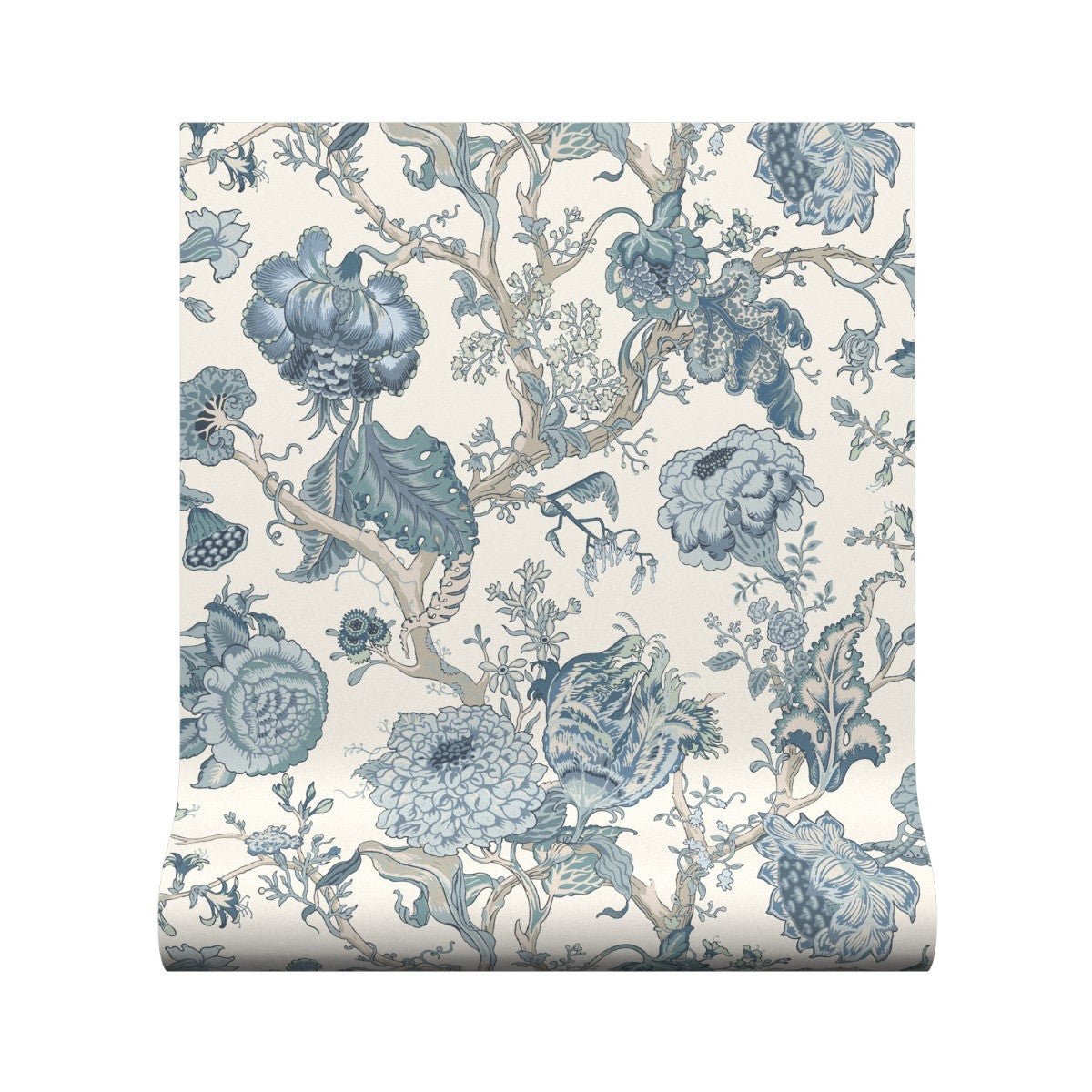 Jannah Wallpaper - Aqua - Warner House - Premier Wallcovering