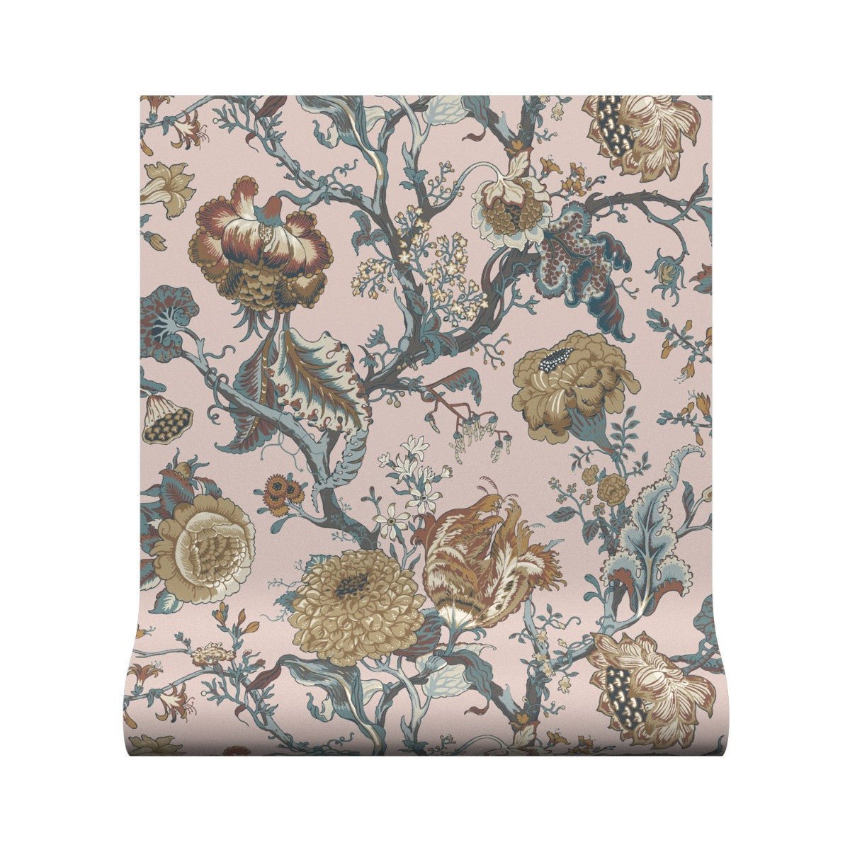 Jannah Wallpaper - Pink - Warner House - Premier Wallcovering